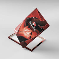 Canada Football Canvas Wall Art Visual Line Abstract Maple Leaf