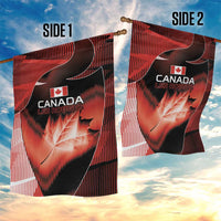 Canada Football Garden Flag Visual Line Abstract Maple Leaf