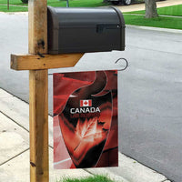 Canada Football Garden Flag Visual Line Abstract Maple Leaf