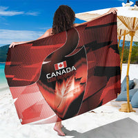 Canada Football Sarong Visual Line Abstract Maple Leaf