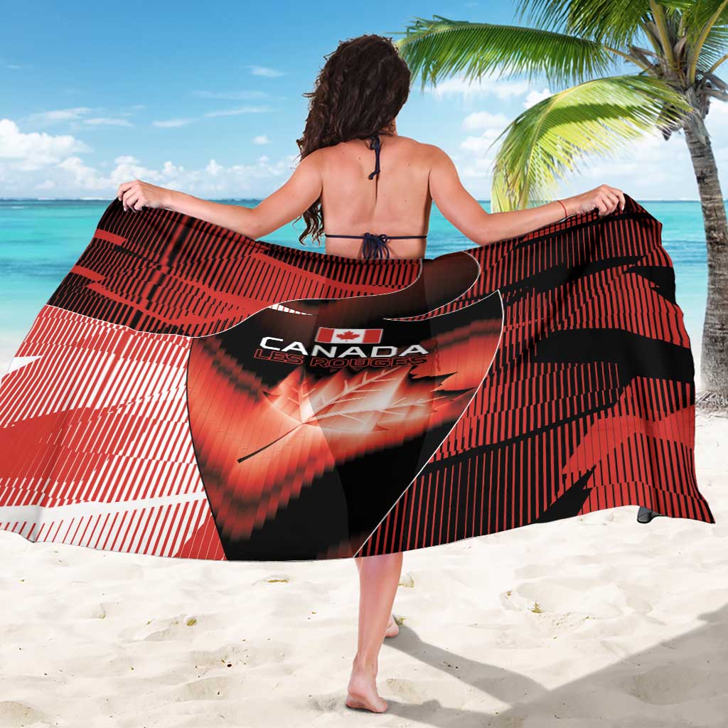 Canada Football Sarong Visual Line Abstract Maple Leaf