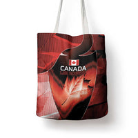 Canada Football Tote Bag Visual Line Abstract Maple Leaf