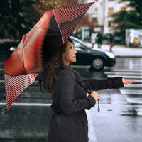Canada Football Umbrella Visual Line Abstract Maple Leaf