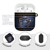 Egypt Eye Of Ra AirPods Case Galaxy Zodiac Universe