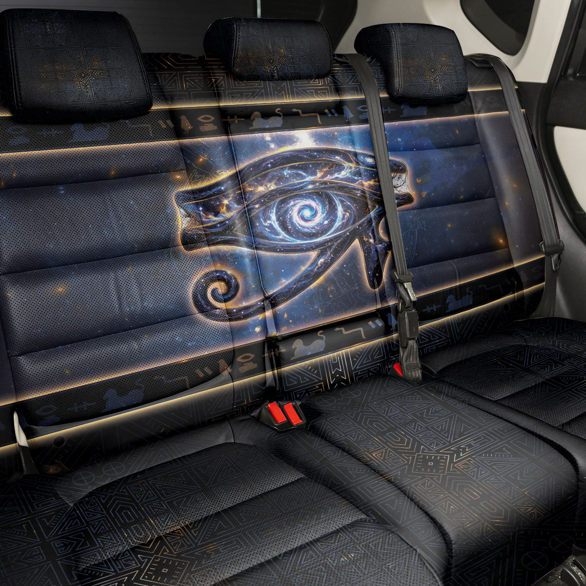 Egypt Eye Of Ra Back Car Seat Cover Galaxy Zodiac Universe