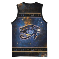 Egypt Eye Of Ra Basketball Jersey Galaxy Zodiac Universe