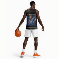 Egypt Eye Of Ra Basketball Jersey Galaxy Zodiac Universe