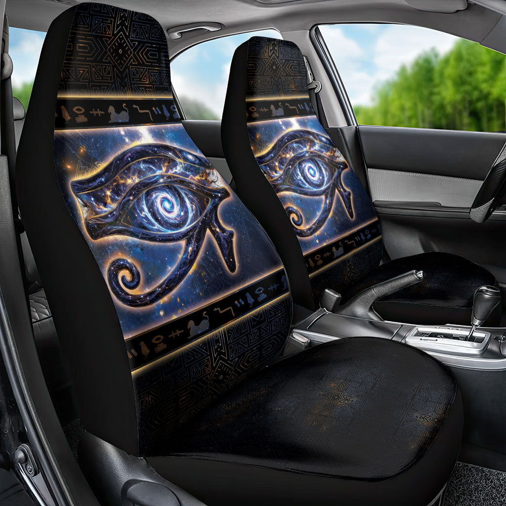 Egypt Eye Of Ra Car Seat Cover Galaxy Zodiac Universe