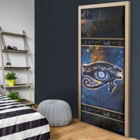 Egypt Eye Of Ra Door Cover Galaxy Zodiac Universe