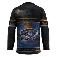Egypt Eye Of Ra Hockey Jersey Galaxy Zodiac Universe