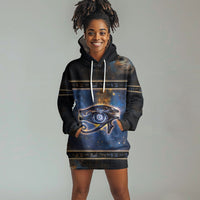 Egypt Eye Of Ra Hoodie Dress Galaxy Zodiac Universe