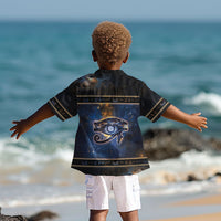 Egypt Eye Of Ra Kid Hawaiian Shirt Galaxy Zodiac Universe