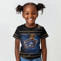 Egypt Eye Of Ra Kid T shirt Galaxy Zodiac Universe