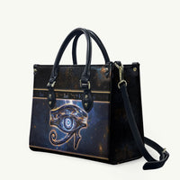 Egypt Eye Of Ra Leather Bag Galaxy Zodiac Universe