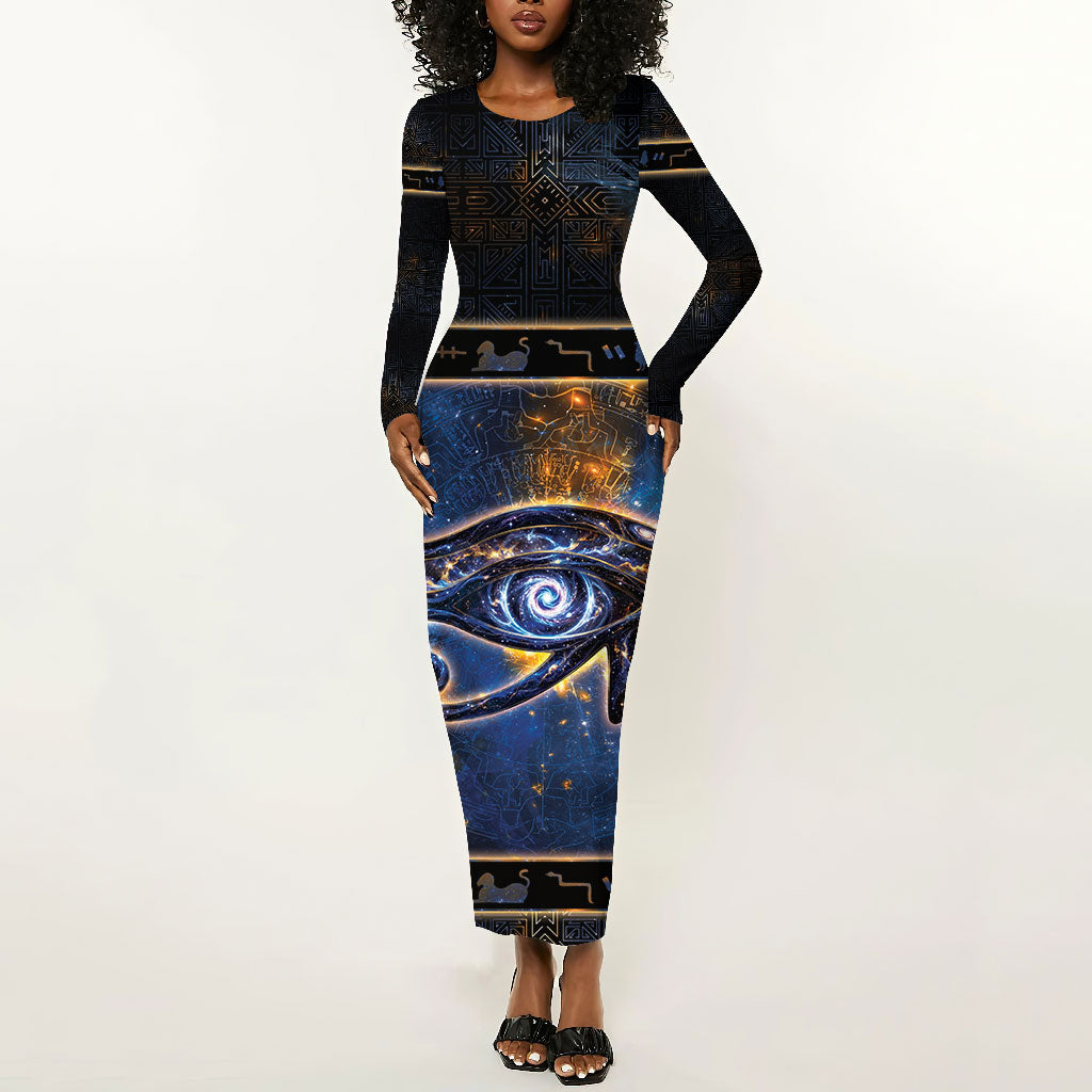 galaxy print bodycon dress BlackMilk | Eclipse Sheer Cap Sleeve Bodycon Maxi Dress | Black