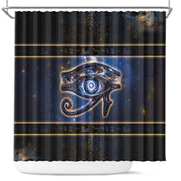 Egypt Eye Of Ra Shower Curtain Galaxy Zodiac Universe