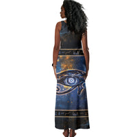 Egypt Eye Of Ra Tank Maxi Dress Galaxy Zodiac Universe