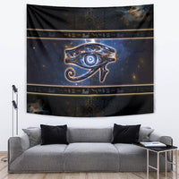 Egypt Eye Of Ra Tapestry Galaxy Zodiac Universe