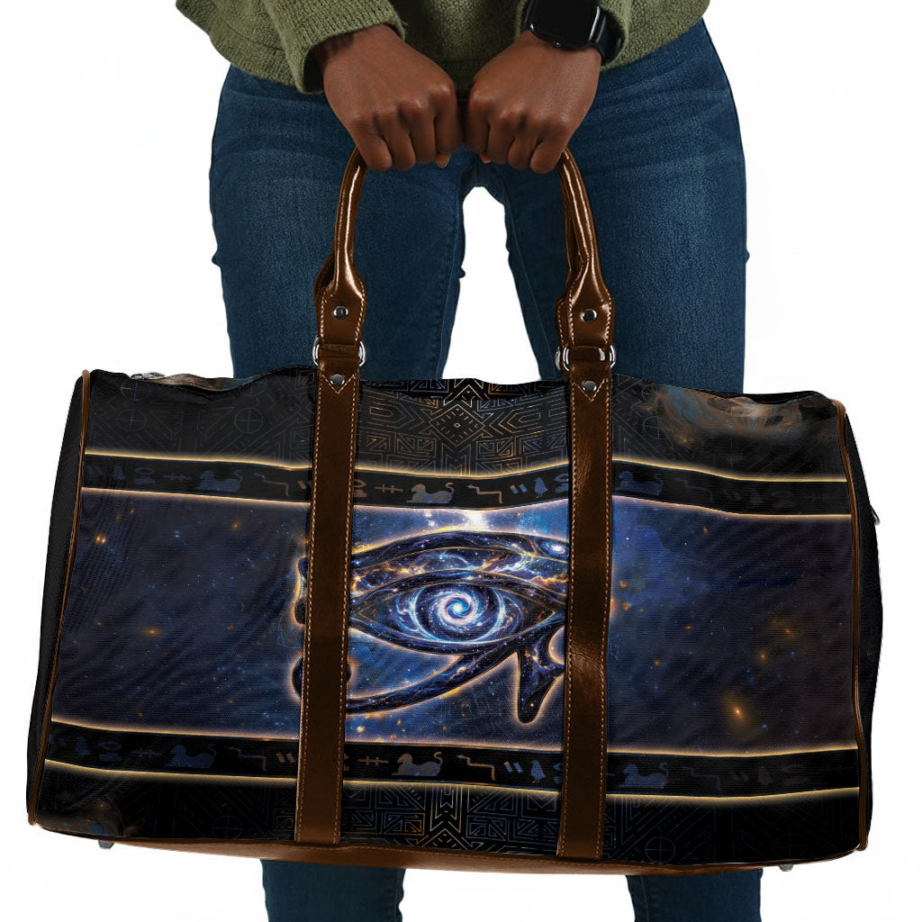 Egypt Eye Of Ra Travel Bag Galaxy Zodiac Universe