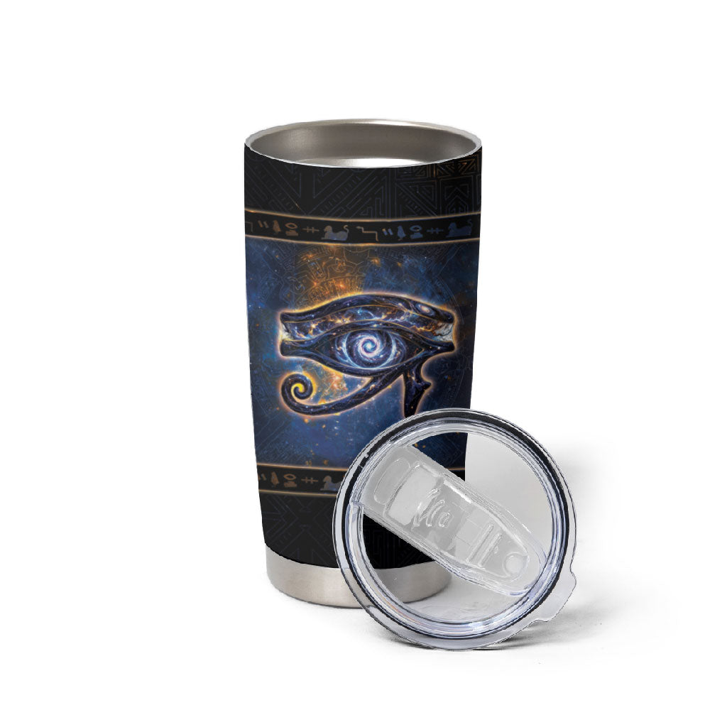 Egypt Eye Of Ra Tumbler Cup Galaxy Zodiac Universe