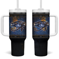 Egypt Eye Of Ra Tumbler With Handle Galaxy Zodiac Universe