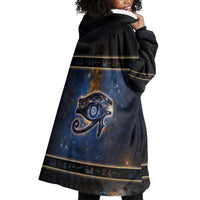 Egypt Eye Of Ra Wearable Blanket Hoodie Galaxy Zodiac Universe