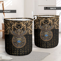 Egypt Eye of Horus Laundry Basket Hieroglyphics Patterns Retro Style