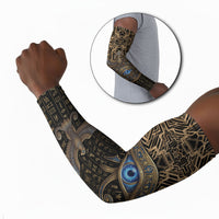 Egypt Eye of Horus Arm Sleeves Hieroglyphics Patterns Retro Style