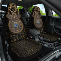 Egypt Eye of Horus Car Seat Cover Hieroglyphics Patterns Retro Style