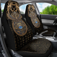 Egypt Eye of Horus Car Seat Cover Hieroglyphics Patterns Retro Style