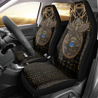 Egypt Eye of Horus Car Seat Cover Hieroglyphics Patterns Retro Style