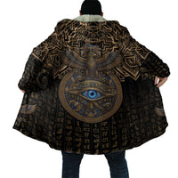 Egypt Eye of Horus Cloak Hieroglyphics Patterns Retro Style