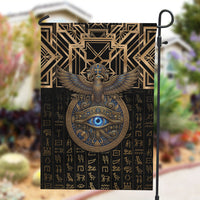Egypt Eye of Horus Garden Flag Hieroglyphics Patterns Retro Style