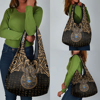 Egypt Eye of Horus Grocery Bag Hieroglyphics Patterns Retro Style