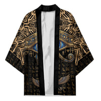 Egypt Eye of Horus Kimono Hieroglyphics Patterns Retro Style
