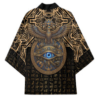 Egypt Eye of Horus Kimono Hieroglyphics Patterns Retro Style