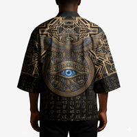 Egypt Eye of Horus Kimono Hieroglyphics Patterns Retro Style