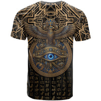 Egypt Eye of Horus T shirt Hieroglyphics Patterns Retro Style