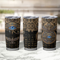 Egypt Eye of Horus Tumbler Cup Hieroglyphics Patterns Retro Style