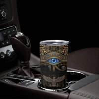 Egypt Eye of Horus Tumbler Cup Hieroglyphics Patterns Retro Style