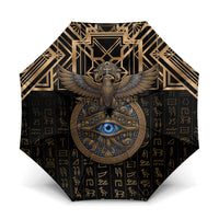 Egypt Eye of Horus Umbrella Hieroglyphics Patterns Retro Style