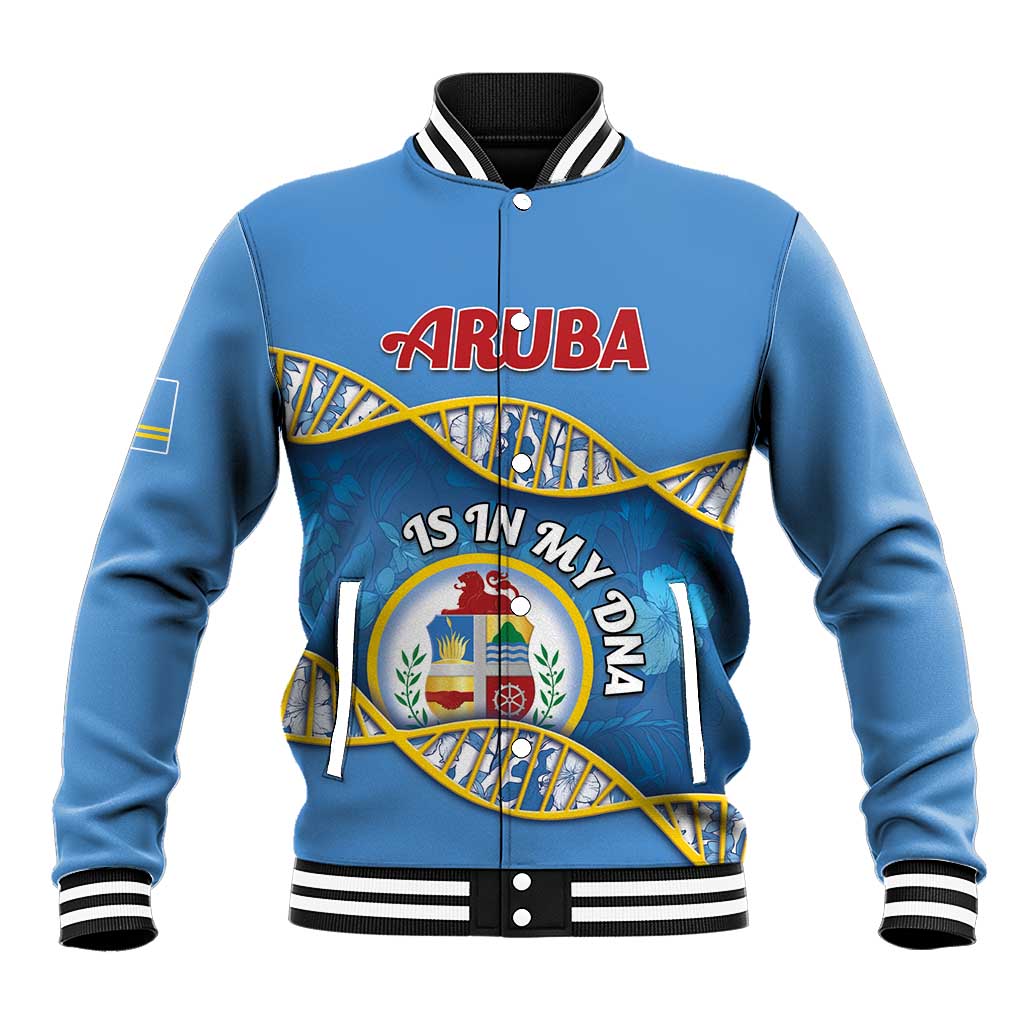 Personalized Aruba Is In My DNA Baseball Jacket - Wonder Print Shop