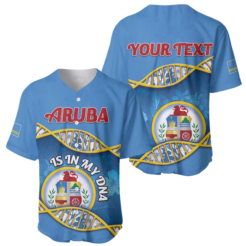 Personalized Aruba Is In My DNA Baseball Jersey - Wonder Print Shop