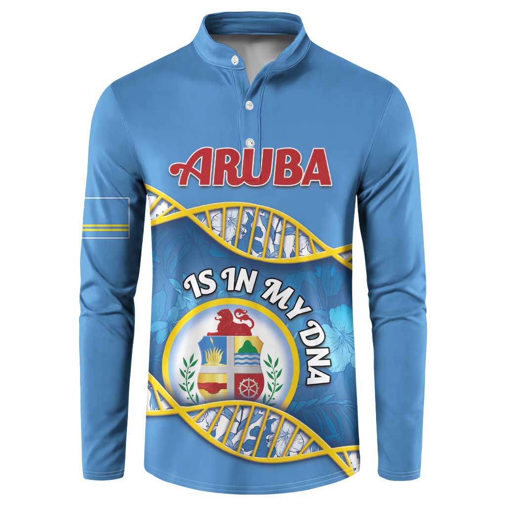 Personalized Aruba Is In My DNA Button Sweatshirt - Wonder Print Shop