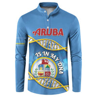 Personalized Aruba Is In My DNA Button Sweatshirt - Wonder Print Shop
