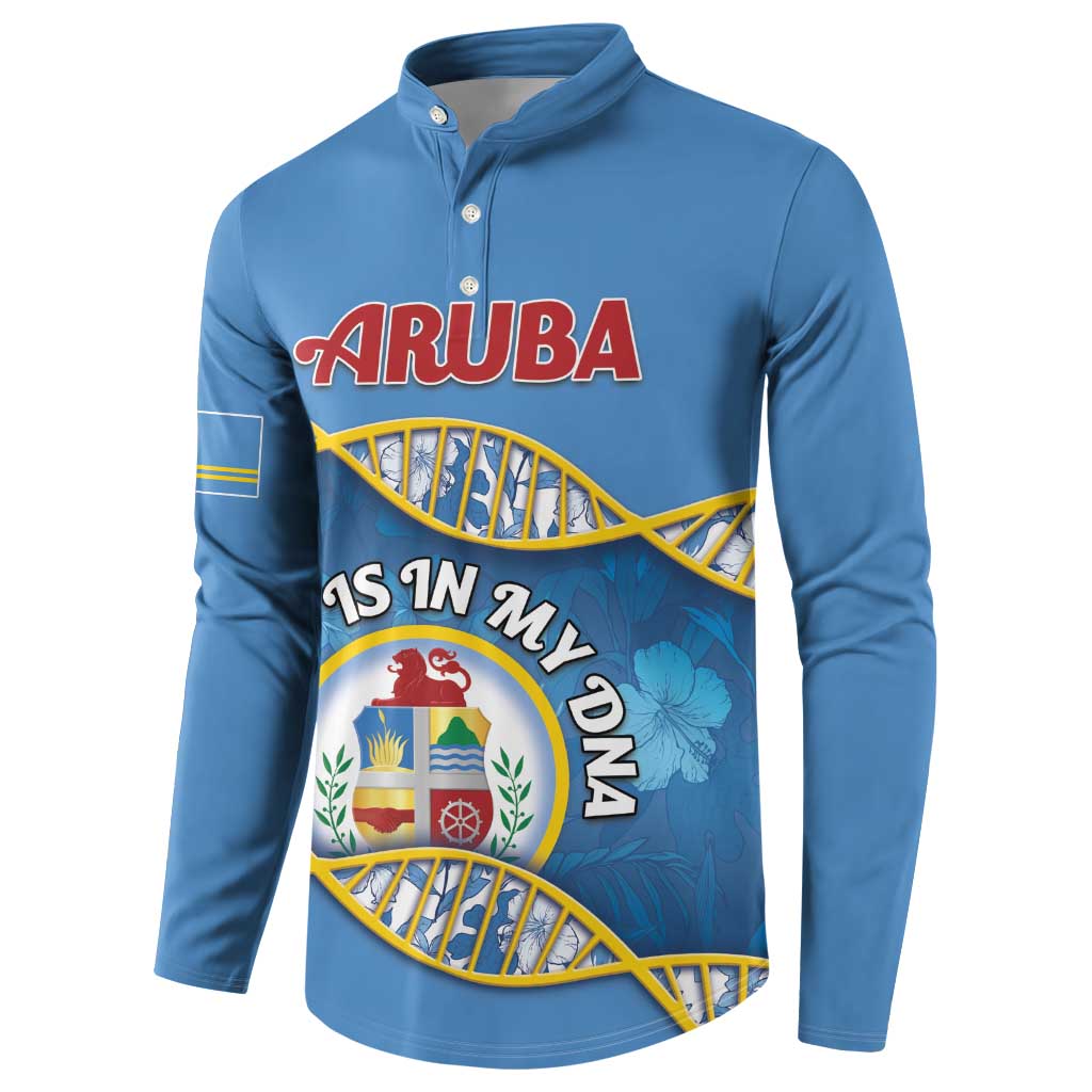 Personalized Aruba Is In My DNA Button Sweatshirt - Wonder Print Shop