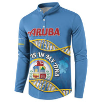 Personalized Aruba Is In My DNA Button Sweatshirt - Wonder Print Shop