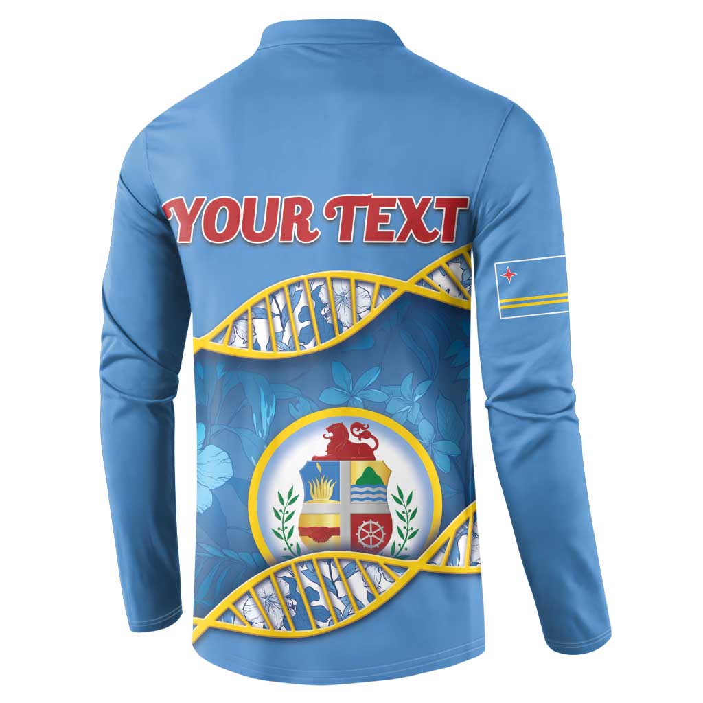 Personalized Aruba Is In My DNA Button Sweatshirt - Wonder Print Shop