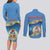 Personalized Aruba Is In My DNA Couples Matching Long Sleeve Bodycon Dress and Long Sleeve Button Shirt - Wonder Print Shop
