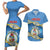 Personalized Aruba Is In My DNA Couples Matching Short Sleeve Bodycon Dress and Hawaiian Shirt - Wonder Print Shop
